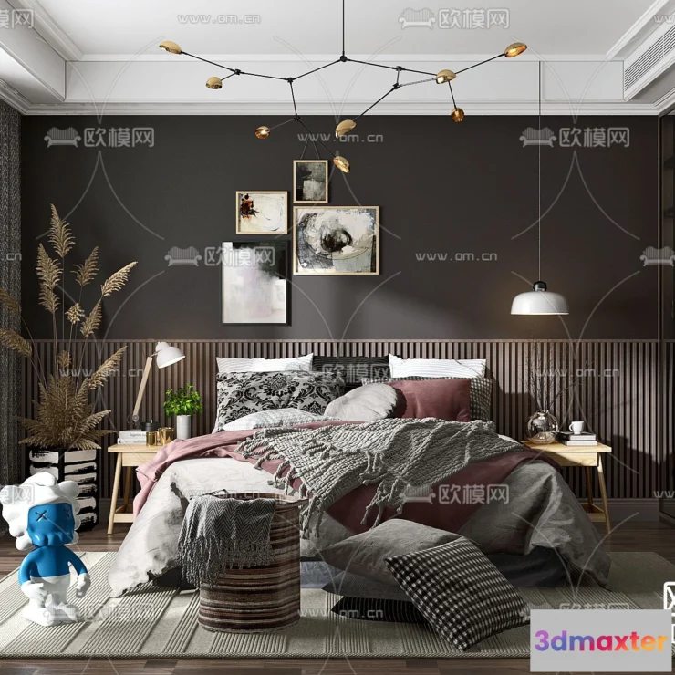 1109860 - Bedroom 3D Scenes - 0206