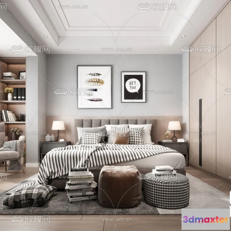 1109864 - Bedroom 3D Scenes - 0208