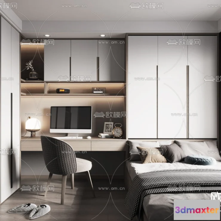 1109900 - Bedroom 3D Scenes - 0226