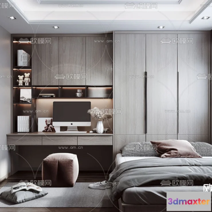 1109934 - Bedroom 3D Scenes - 0243