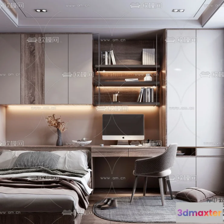 1109936 - Bedroom 3D Scenes - 0244