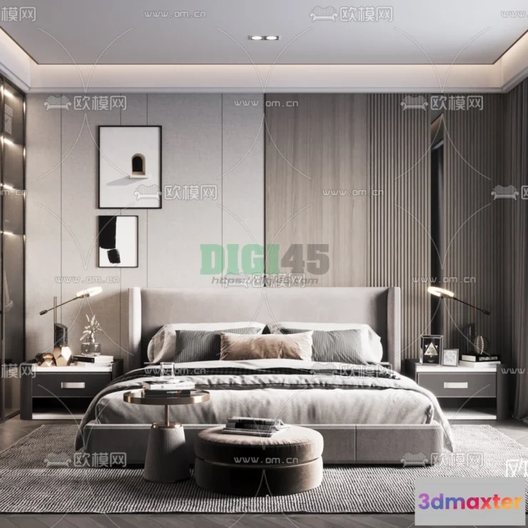 1111624 - Bedroom 3D Scenes - 1087