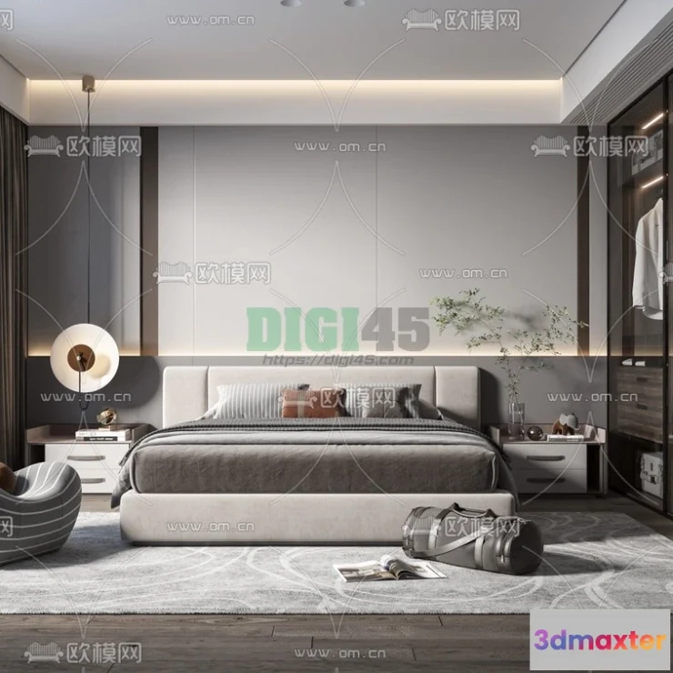 1111632 - Bedroom 3D Scenes - 1091