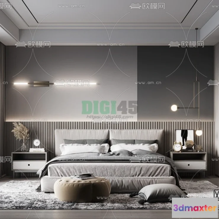 1111634 - Bedroom 3D Scenes - 1092