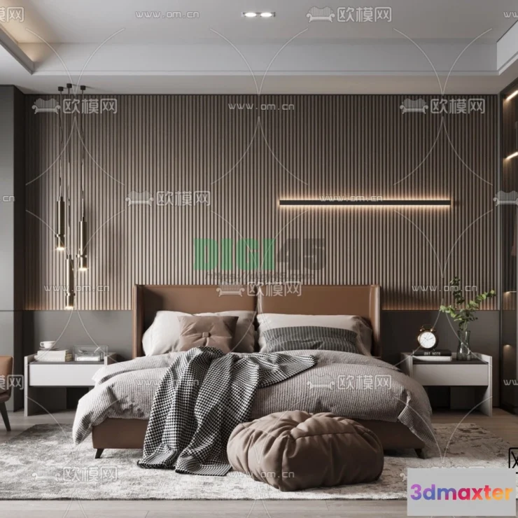 1111636 - Bedroom 3D Scenes - 1093