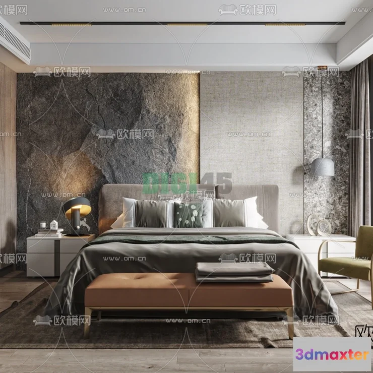 1111642 - Bedroom 3D Scenes - 1096