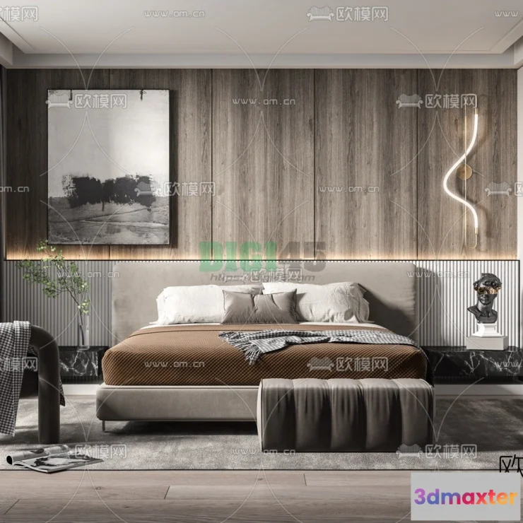 1111654 - Bedroom 3D Scenes - 1102