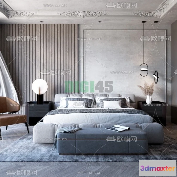 1111658 - Bedroom 3D Scenes - 1104