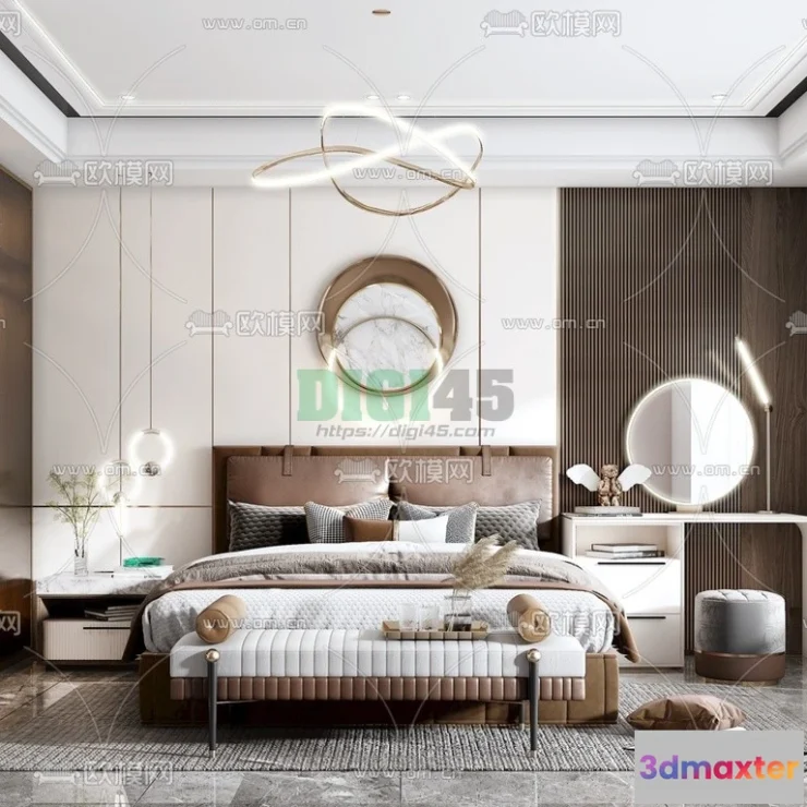 1111660 - Bedroom 3D Scenes - 1105