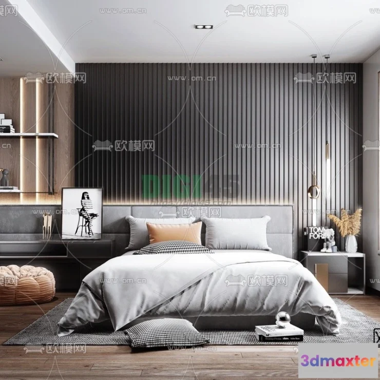 1111672 - Bedroom 3D Scenes - 1111