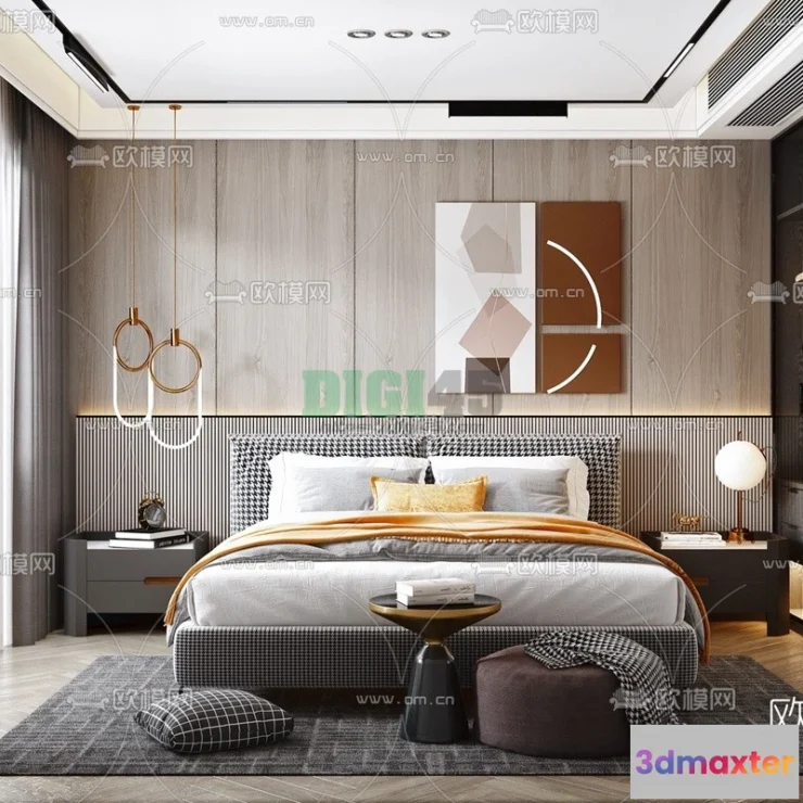 1111684 - Bedroom 3D Scenes - 1117