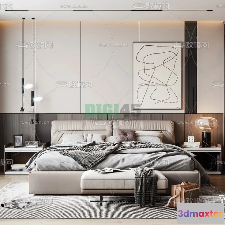 1111686 - Bedroom 3D Scenes - 1118