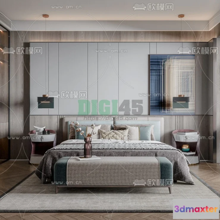 1111698 - Bedroom 3D Scenes - 1124