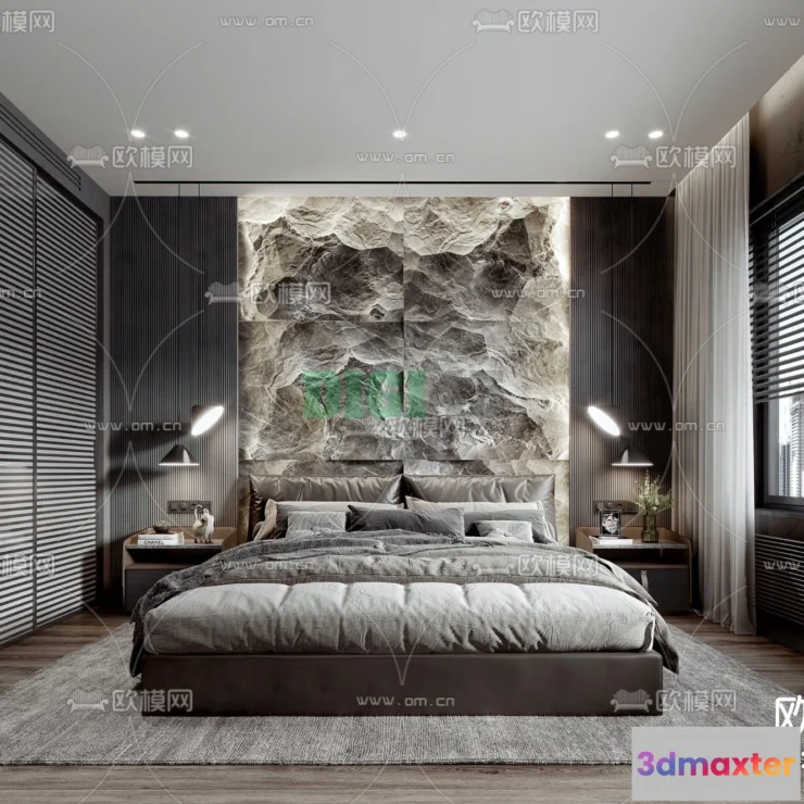 1111700 - Bedroom 3D Scenes - 1125