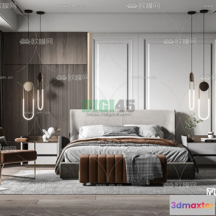 1111702 - Bedroom 3D Scenes - 1126