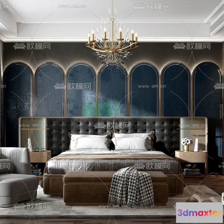 1111708 - Bedroom 3D Scenes - 1129