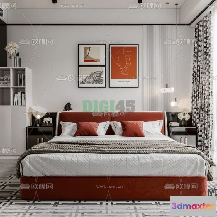 1111756 - Bedroom 3D Scenes - 1153