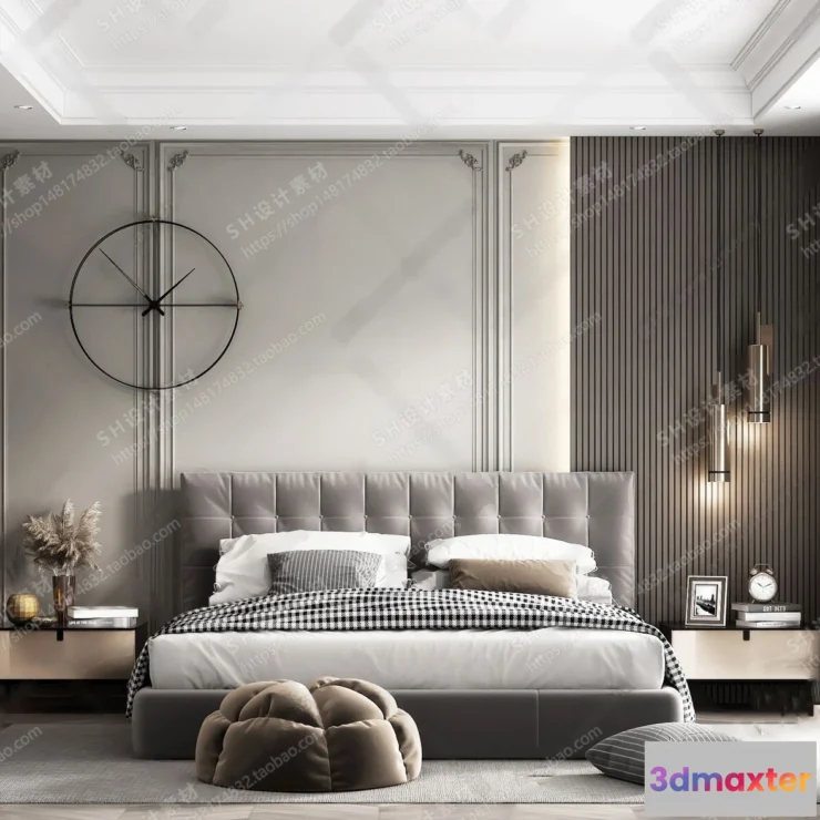 1113496 - BEDROOM 3D SCENES - VRAY RENDER - 02