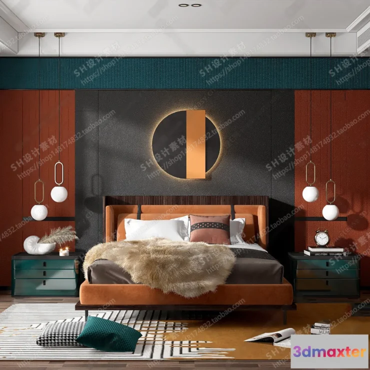 1113508 - BEDROOM 3D SCENES - VRAY RENDER - 08
