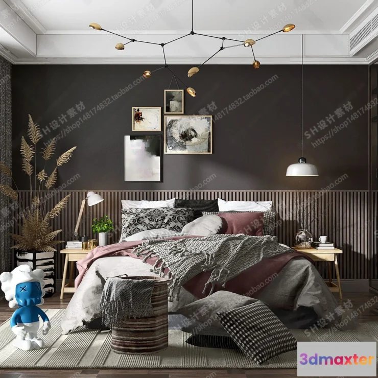 1113514 - BEDROOM 3D SCENES - VRAY RENDER - 11