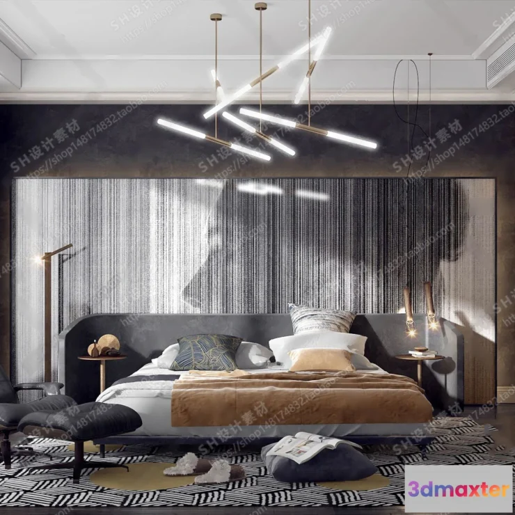 1113518 - BEDROOM 3D SCENES - VRAY RENDER - 13