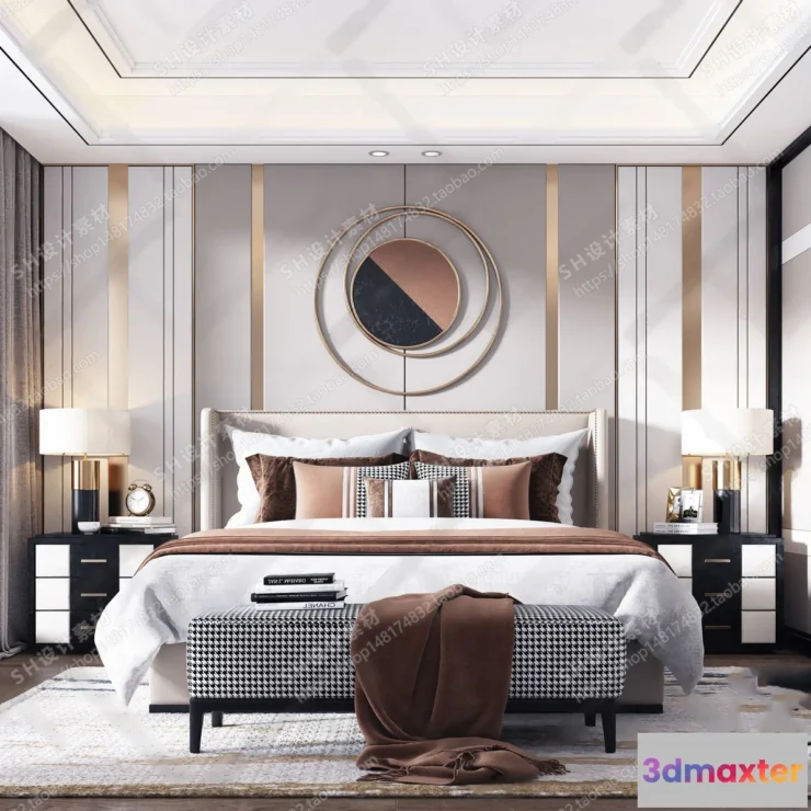 1113538 - BEDROOM 3D SCENES - VRAY RENDER - 23
