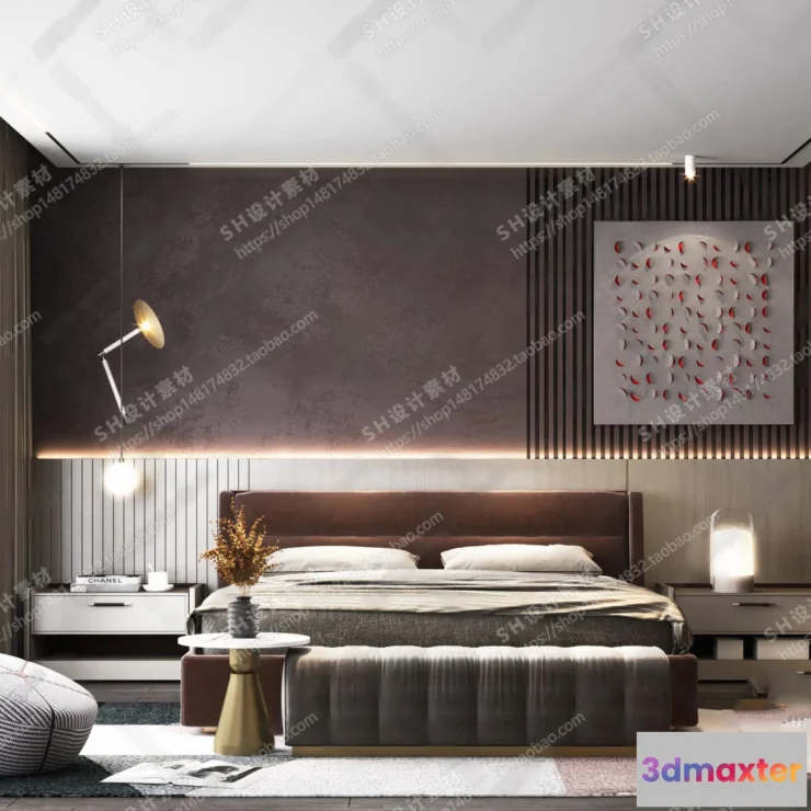 1113546 - BEDROOM 3D SCENES - VRAY RENDER - 27