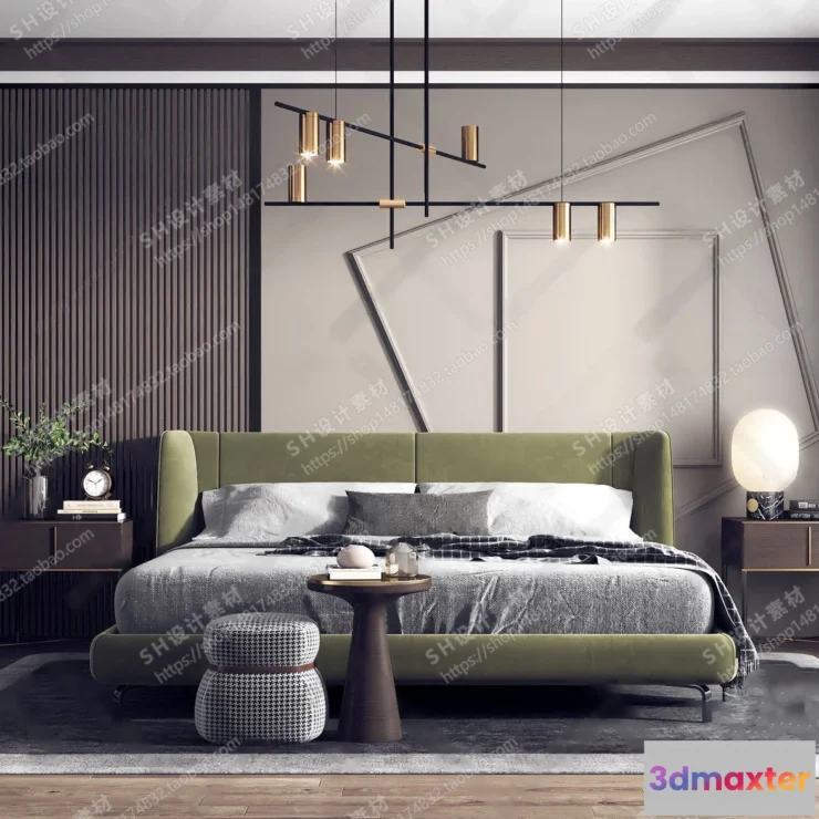 1113556 - BEDROOM 3D SCENES - VRAY RENDER - 32