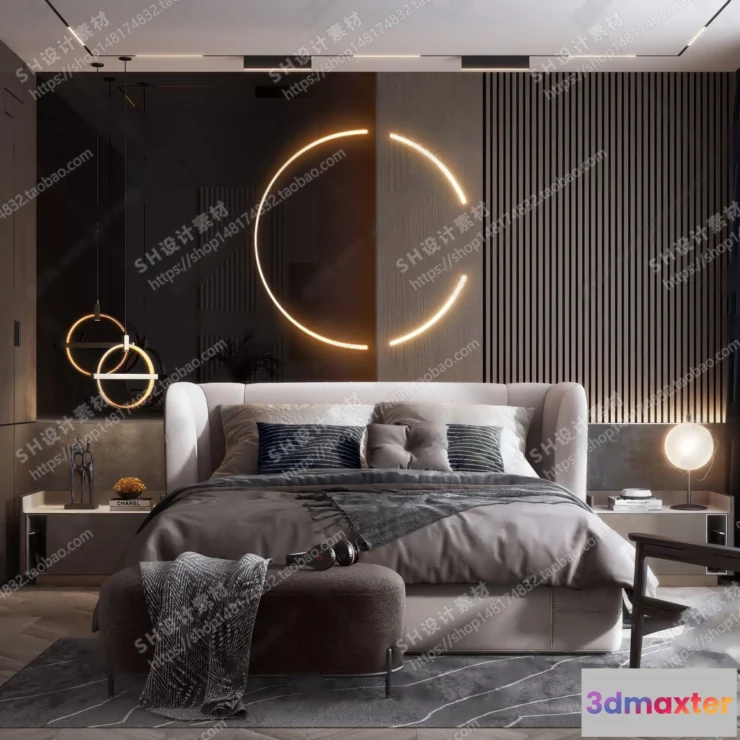 1113558 - BEDROOM 3D SCENES - VRAY RENDER - 33