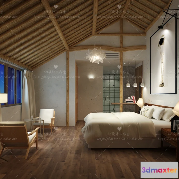 1113576 - BEDROOM 3D SCENES - VRAY RENDER - 42