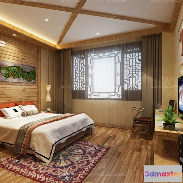 1113588 - BEDROOM 3D SCENES - VRAY RENDER - 48