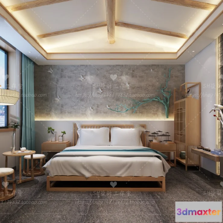 1113594 - BEDROOM 3D SCENES - VRAY RENDER - 51