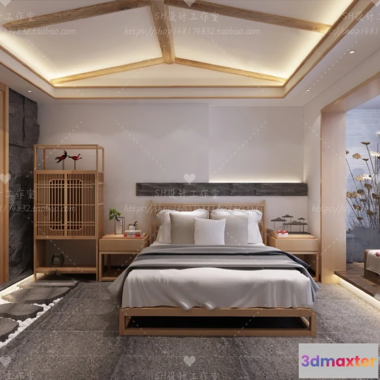 1113596 - BEDROOM 3D SCENES - VRAY RENDER - 52