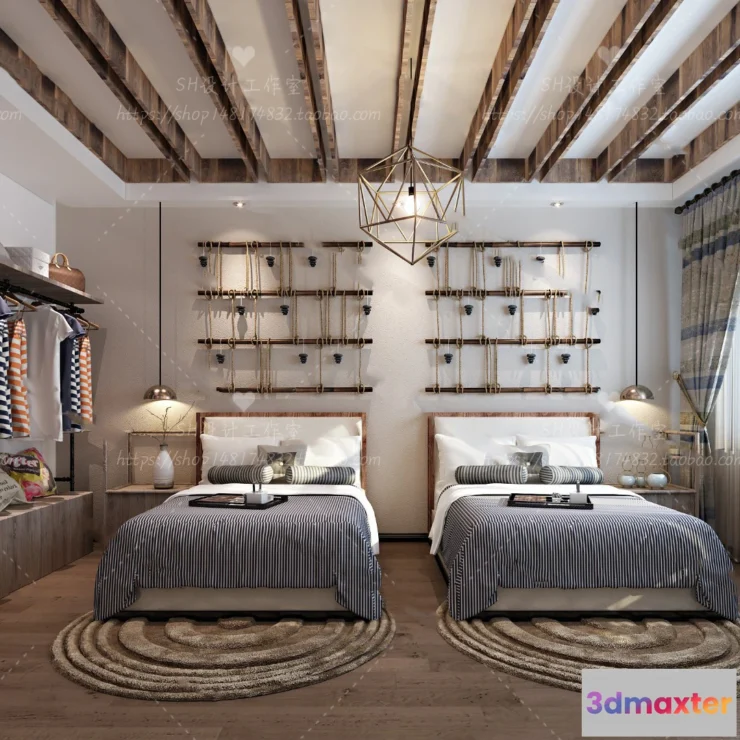 1113598 - BEDROOM 3D SCENES - VRAY RENDER - 53