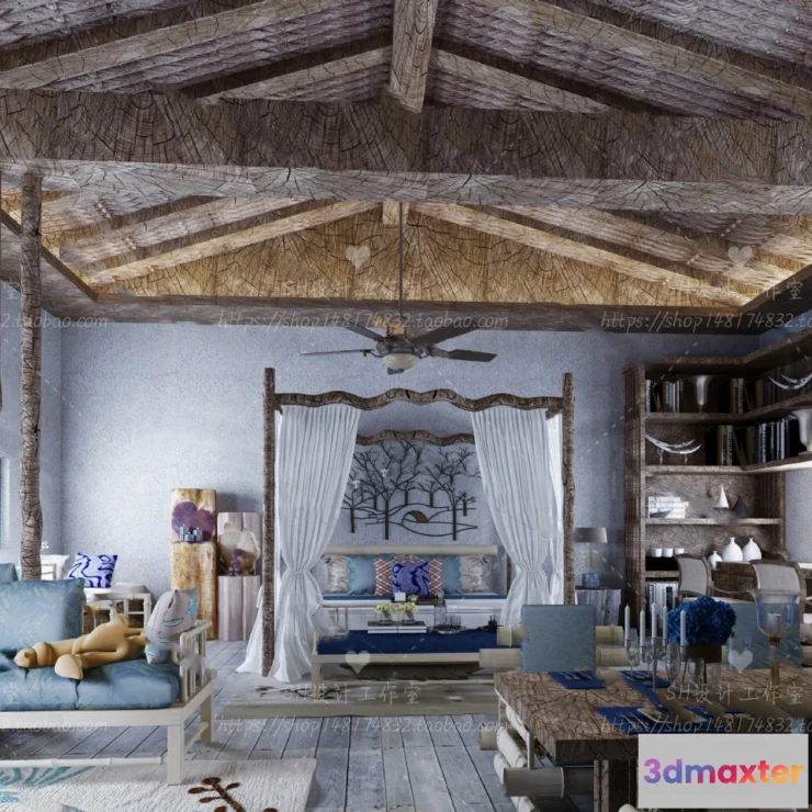 1113608 - BEDROOM 3D SCENES - VRAY RENDER - 58