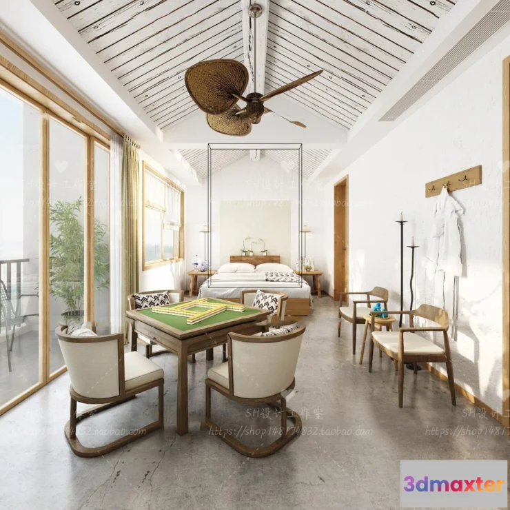 1113614 - BEDROOM 3D SCENES - VRAY RENDER - 61