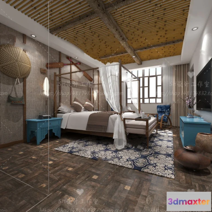 1113636 - BEDROOM 3D SCENES - VRAY RENDER - 72