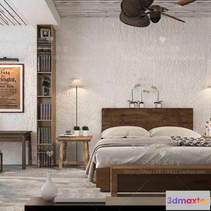 1113648 - BEDROOM 3D SCENES - VRAY RENDER - 78