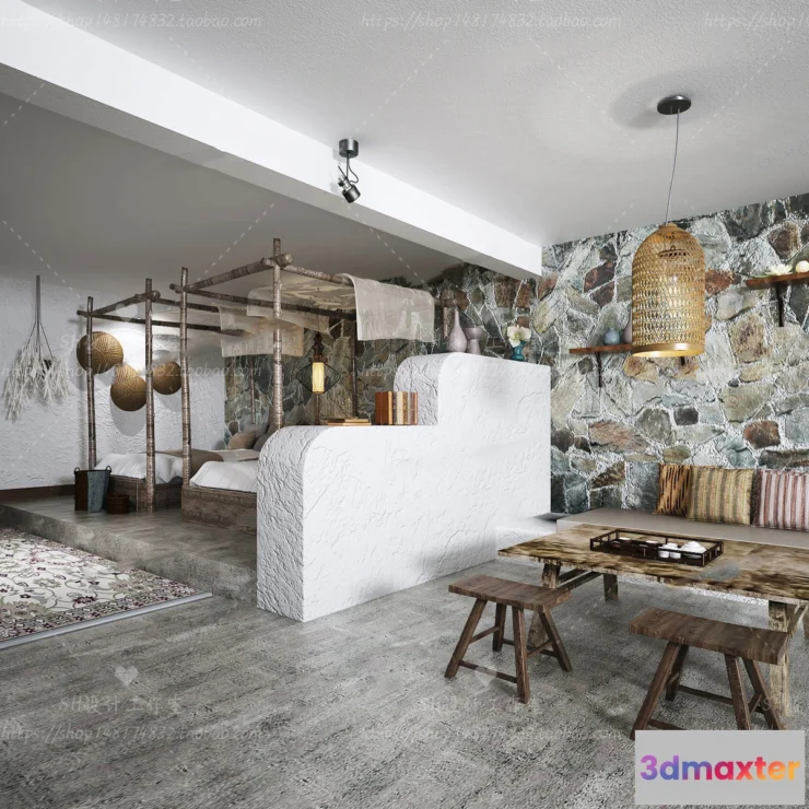 1113662 - BEDROOM 3D SCENES - VRAY RENDER - 85