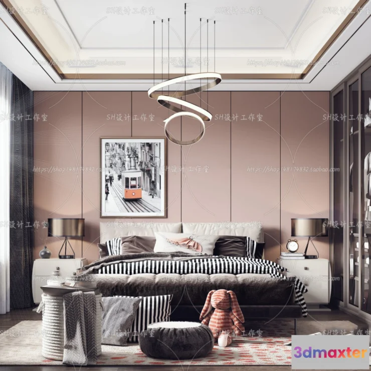 1113726 - BEDROOM 3D SCENES - VRAY RENDER - 117