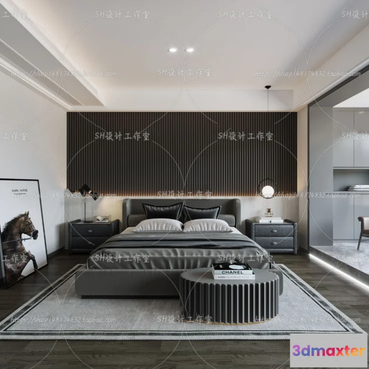 1113766 - BEDROOM 3D SCENES - VRAY RENDER - 137
