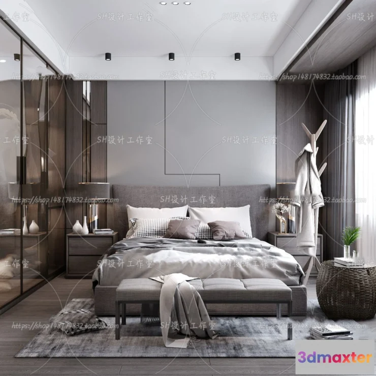 1113788 - BEDROOM 3D SCENES - VRAY RENDER - 148