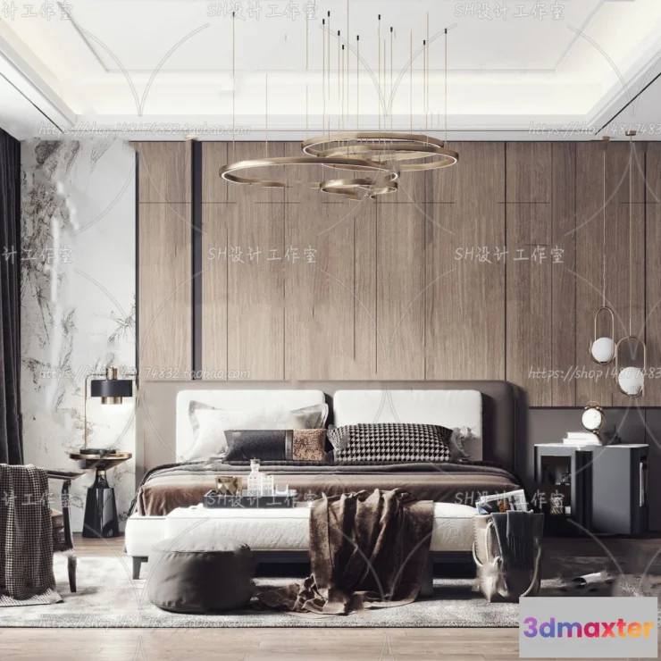 1113792 - BEDROOM 3D SCENES - VRAY RENDER - 150