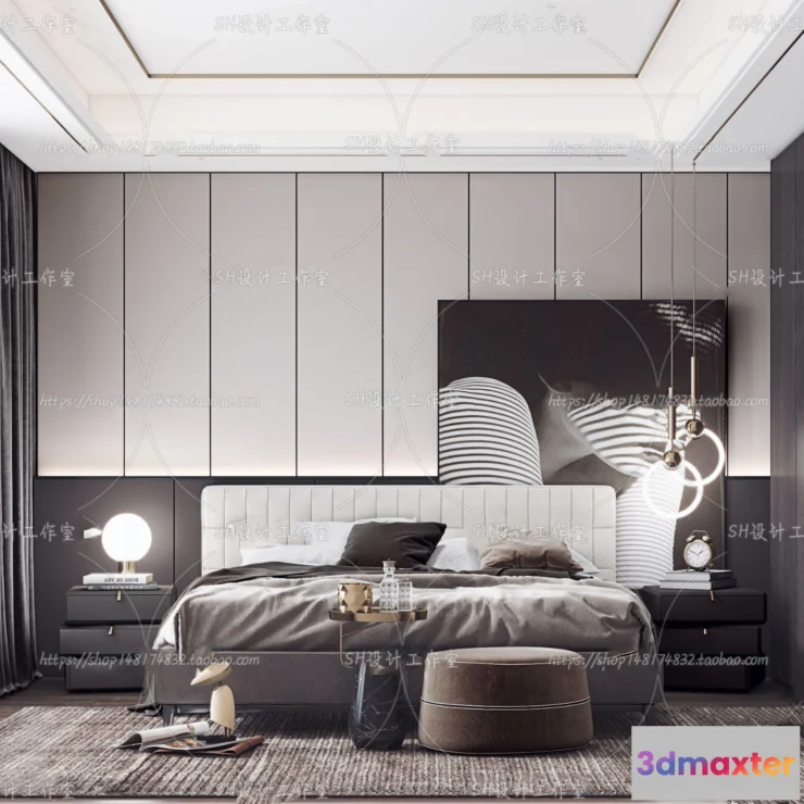 1113838 - BEDROOM 3D SCENES - VRAY RENDER - 173