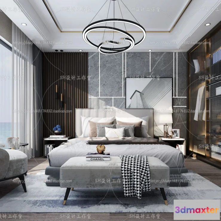 1113842 - BEDROOM 3D SCENES - VRAY RENDER - 175