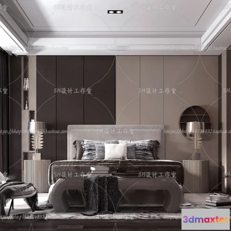 1113854 - BEDROOM 3D SCENES - VRAY RENDER - 181