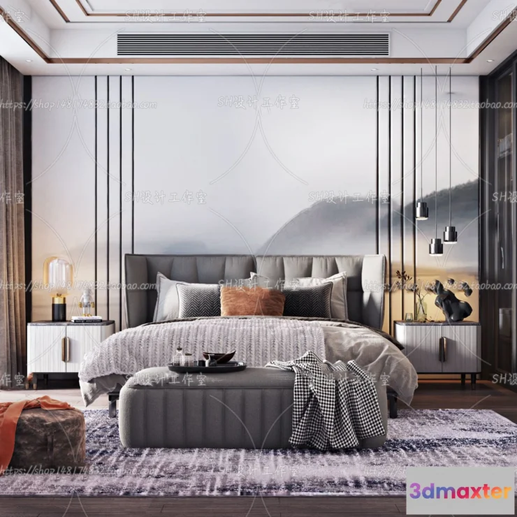 1113858 - BEDROOM 3D SCENES - VRAY RENDER - 183