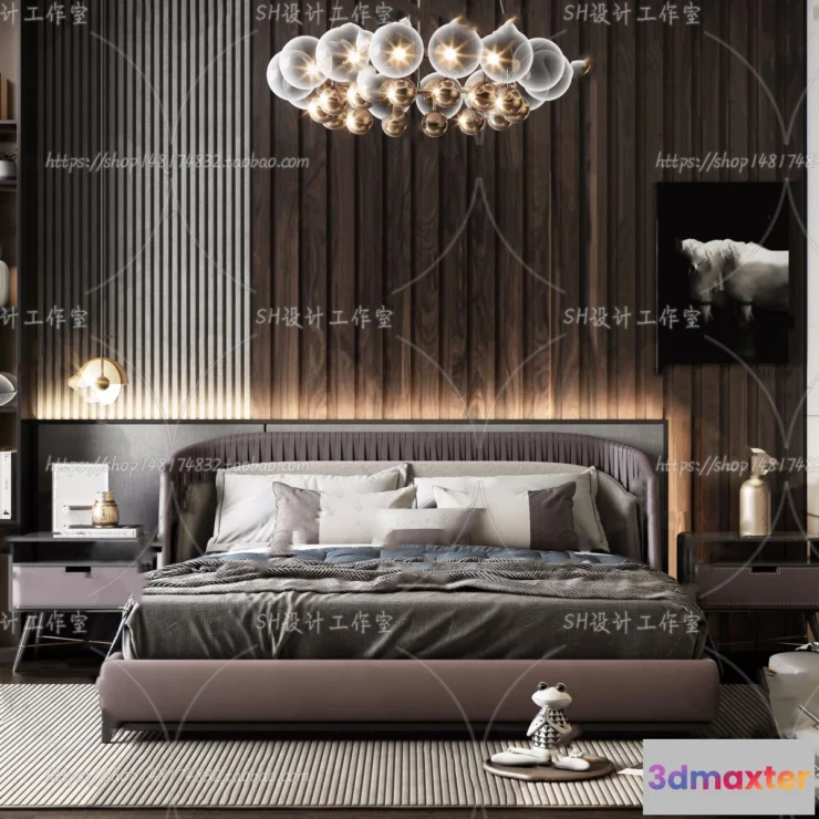 1113866 - BEDROOM 3D SCENES - VRAY RENDER - 187