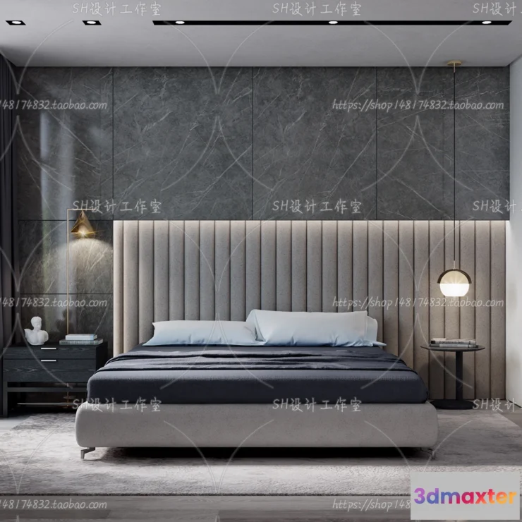 1113880 - BEDROOM 3D SCENES - VRAY RENDER - 194