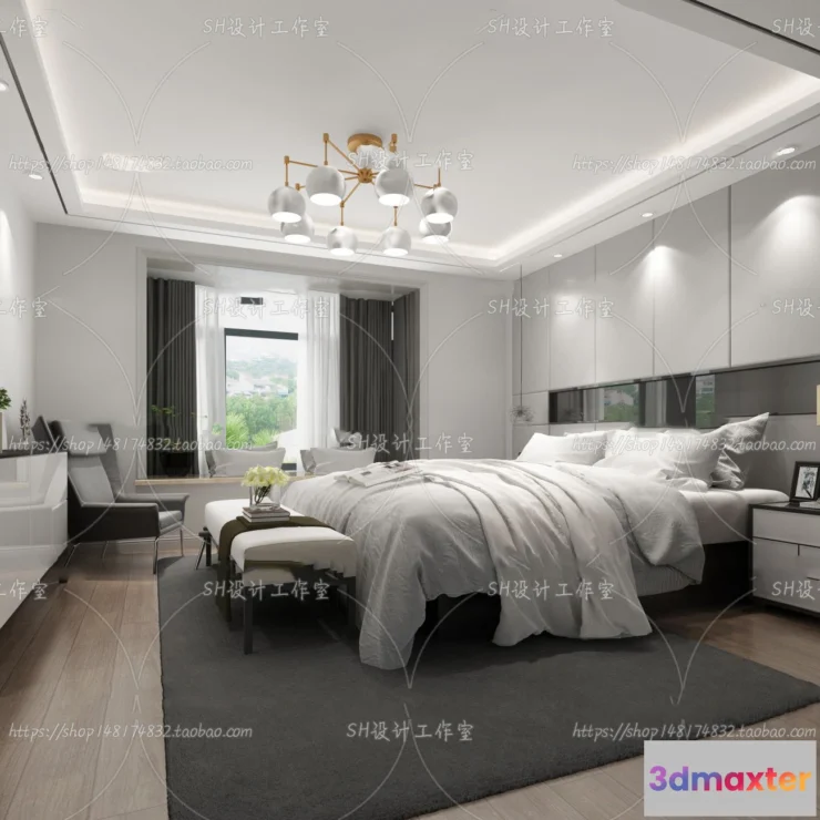 1113882 - BEDROOM 3D SCENES - VRAY RENDER - 195